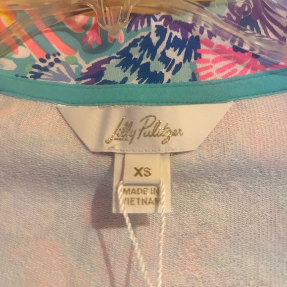 Women's Multicolor Floral Quarter-Zip popover NWT - Picture 5 of 6